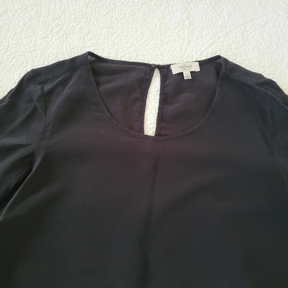 Wilfred Silk Black Blouse - Picture 3 of 7